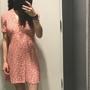 NWOT floral shirt dress